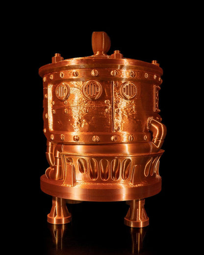 Steampunk Engine Wine Bag Dispenser