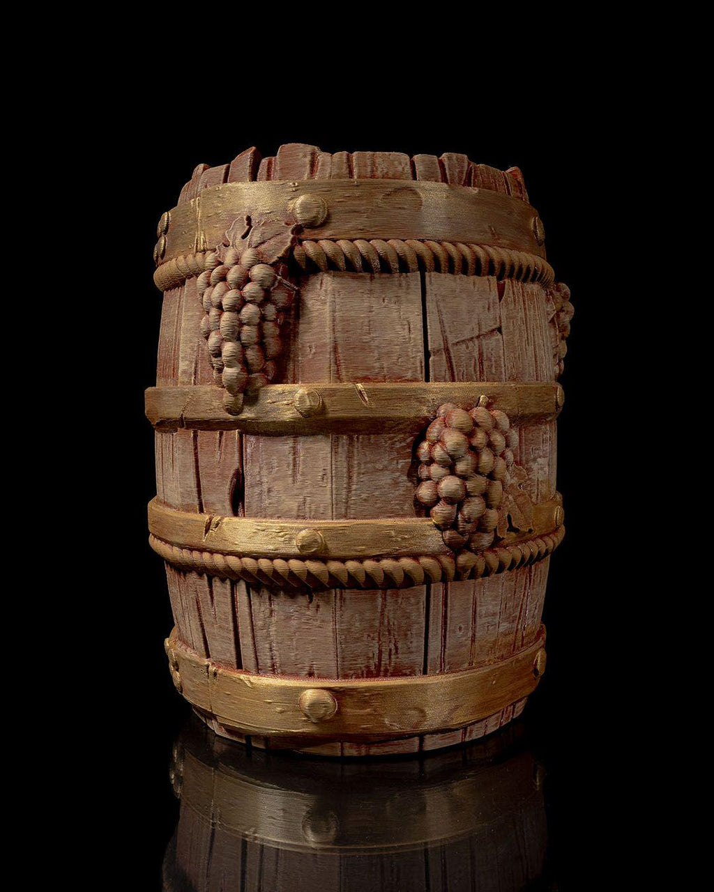 Chestnut Wine Bag Dispenser