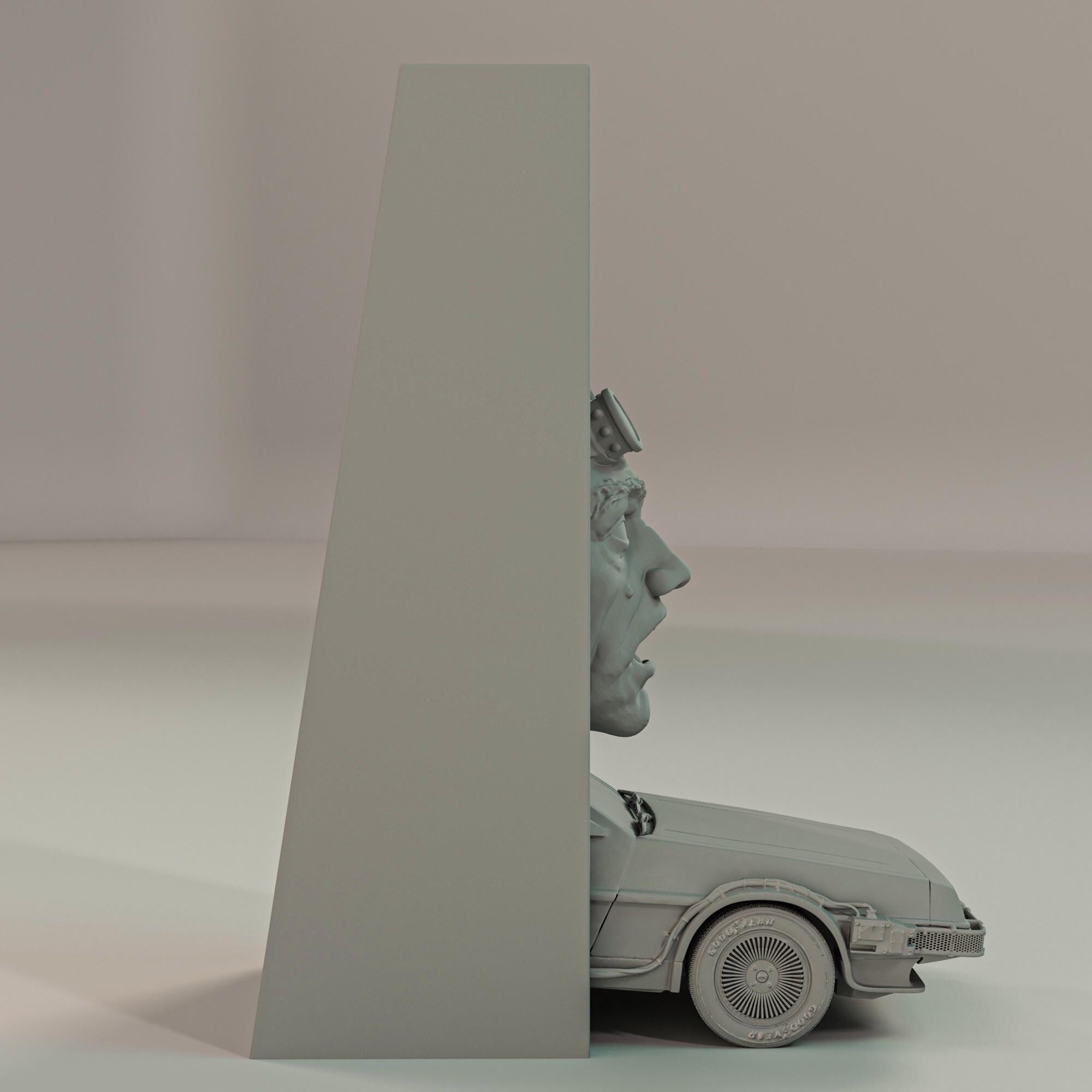 Back to the Future Book Nook and Wall Mount