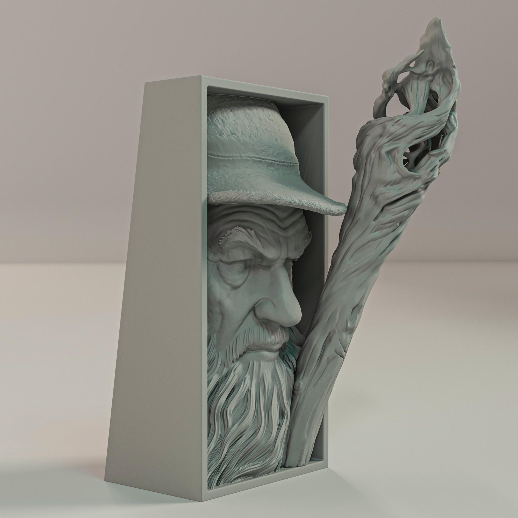 Gandalf Book Nook and Wall Mount