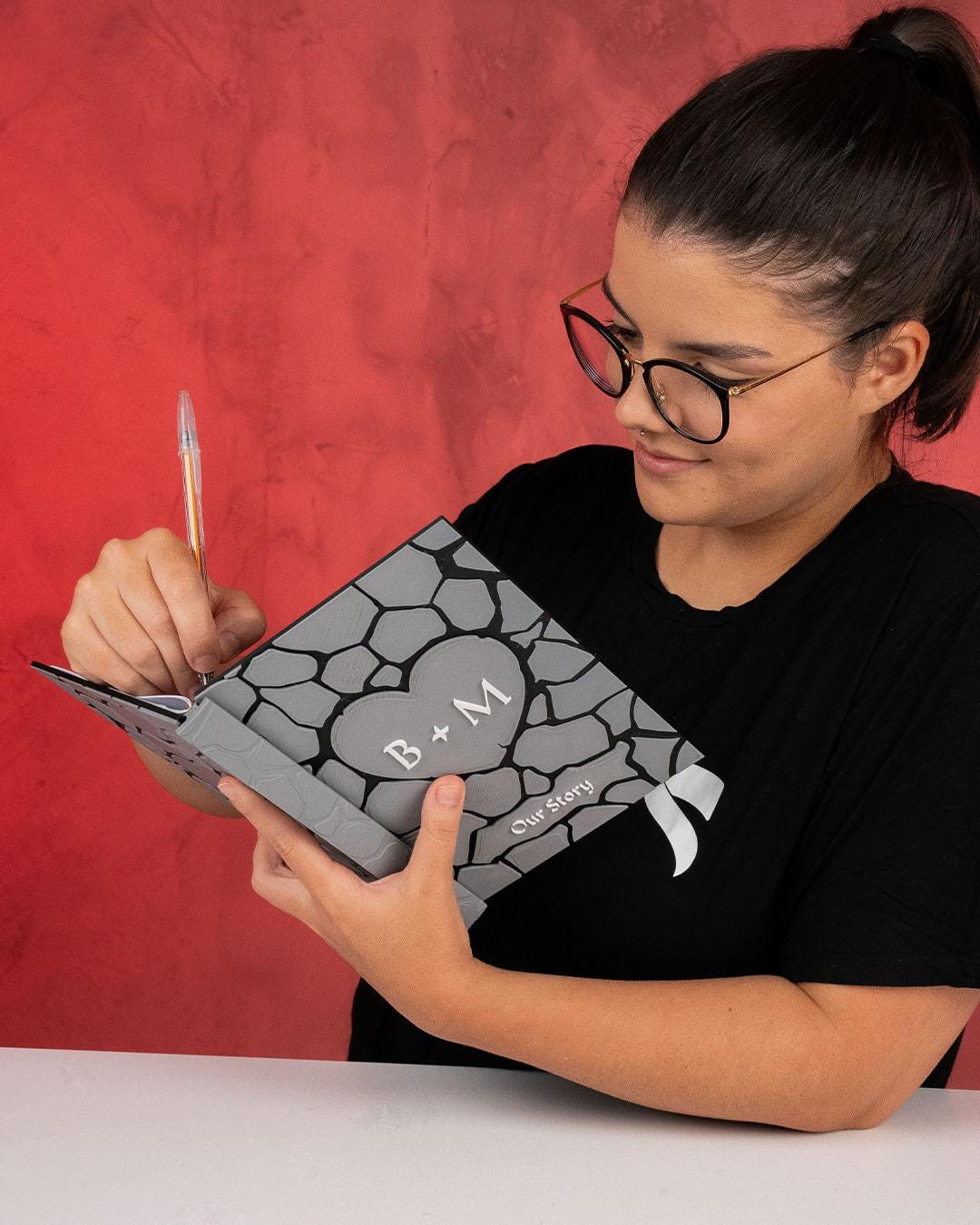 Stone Heart Custom Scrapbook