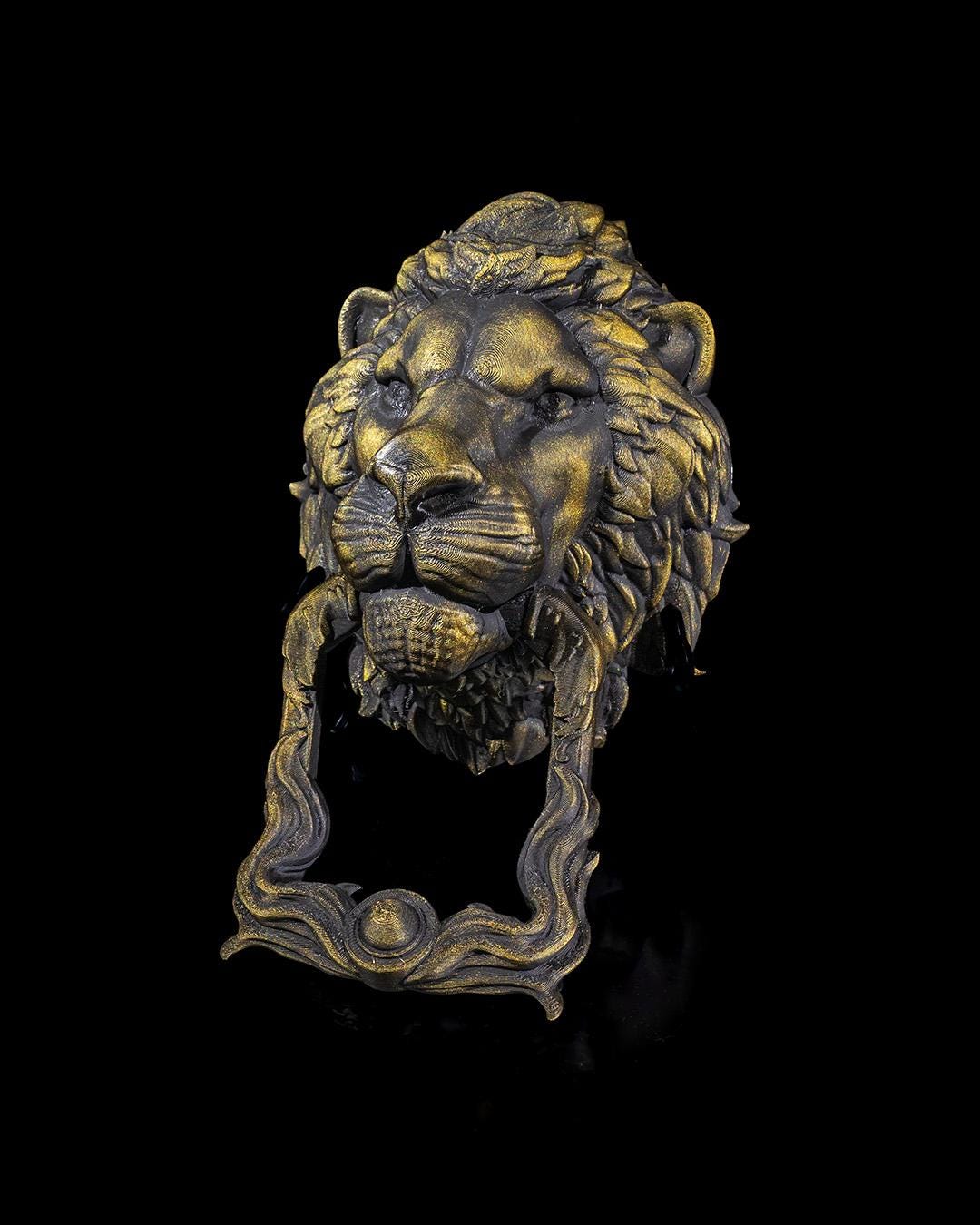 Might of the Lion Door Knocker