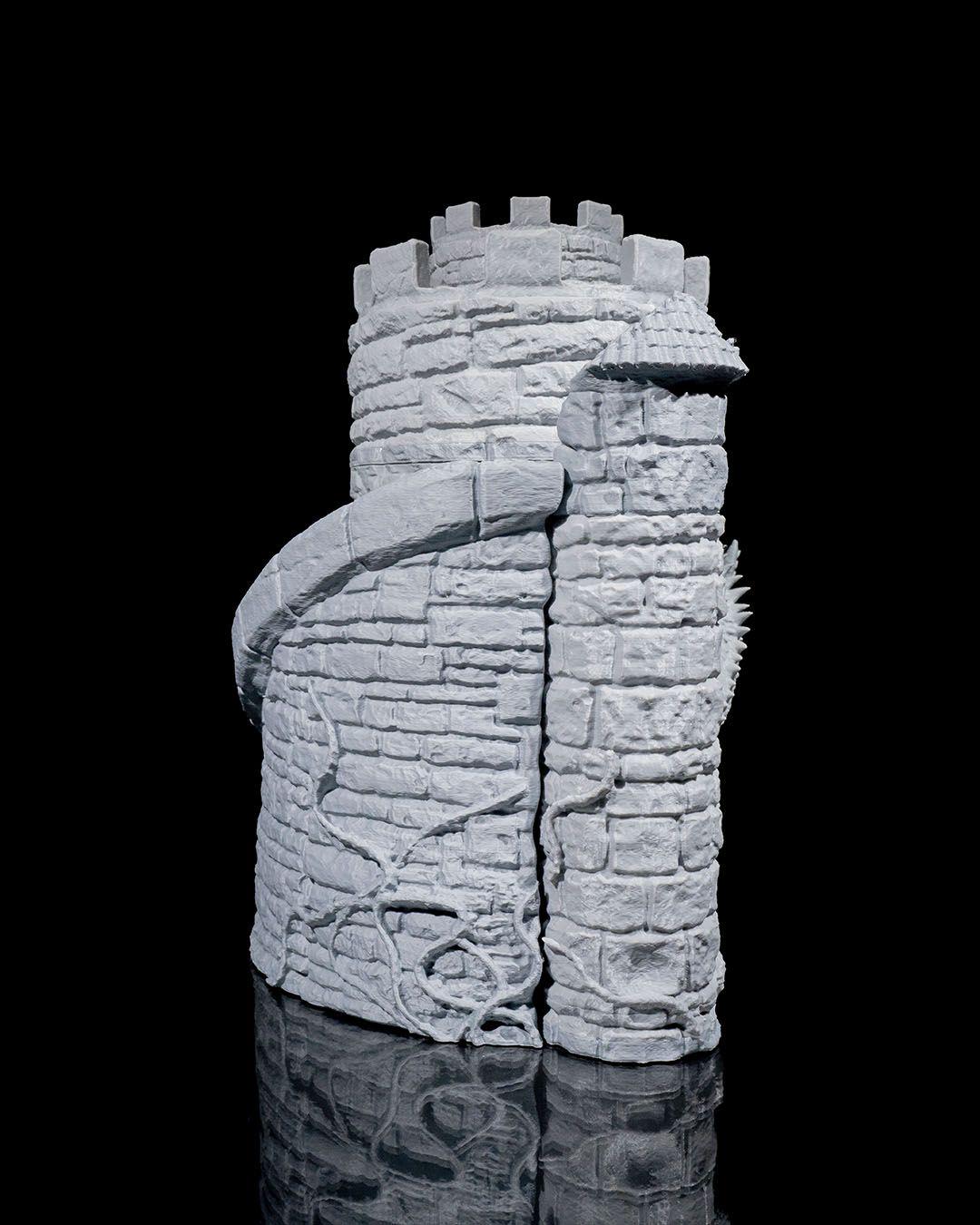 Dice Tower Wine Bag Dispenser
