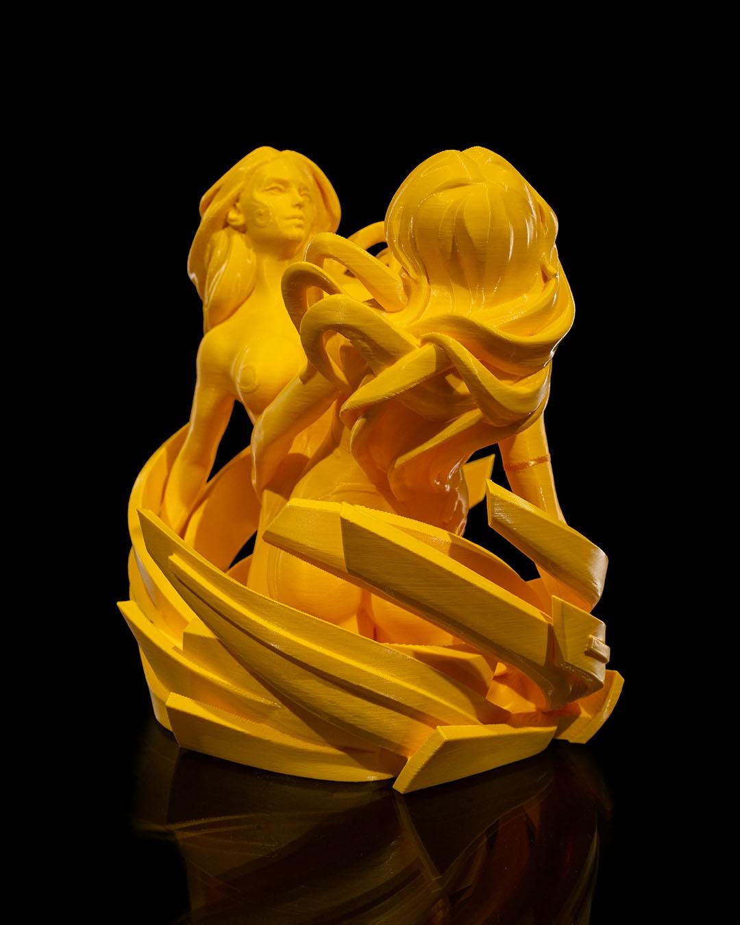 Gemini Zodiac Statue