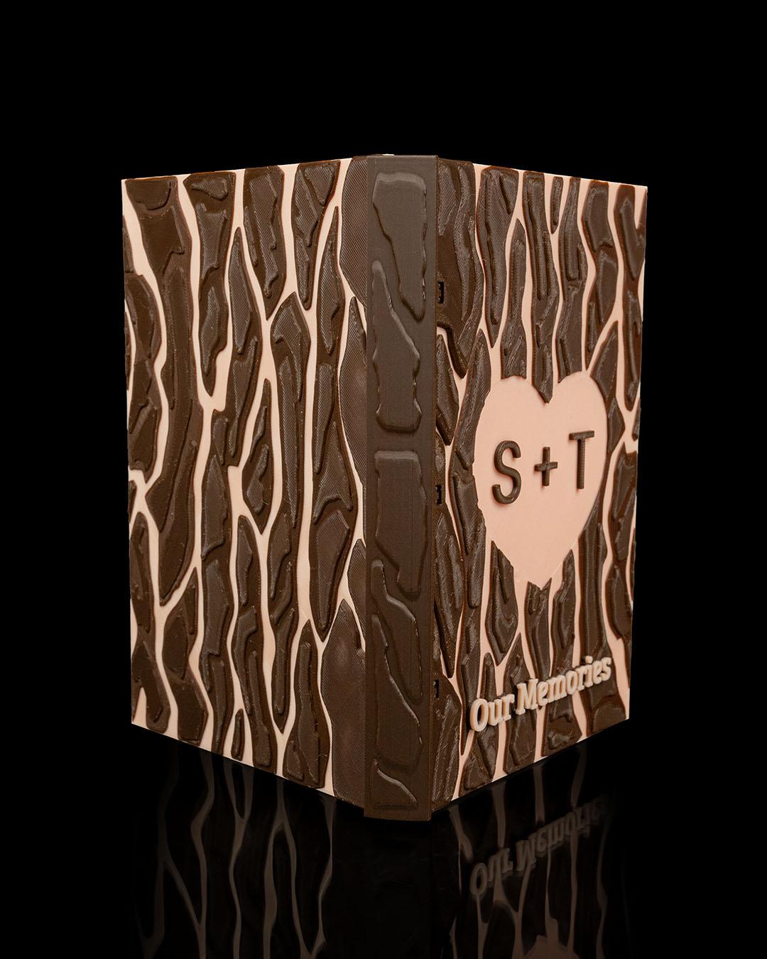 Heart Carving Custom Scrapbook