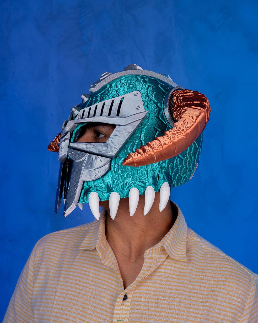 Scaled Barbarian Helmet