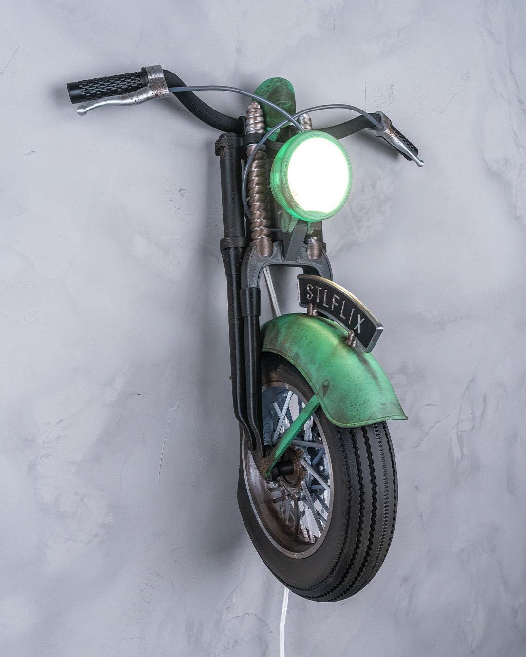 Road Rage Wall Lamp - Customizable Plate
