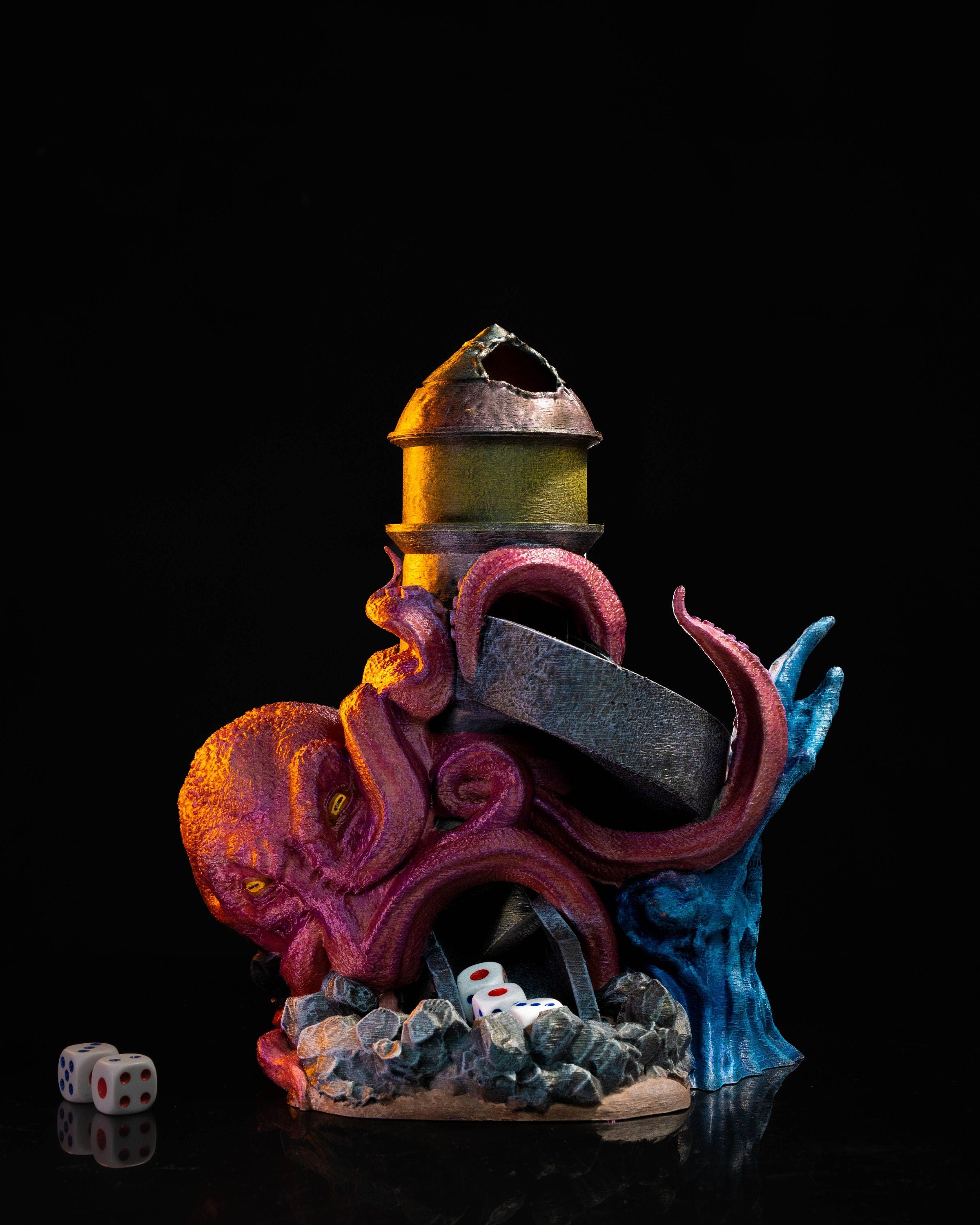 Kraken Dice Thrower Dice Tower