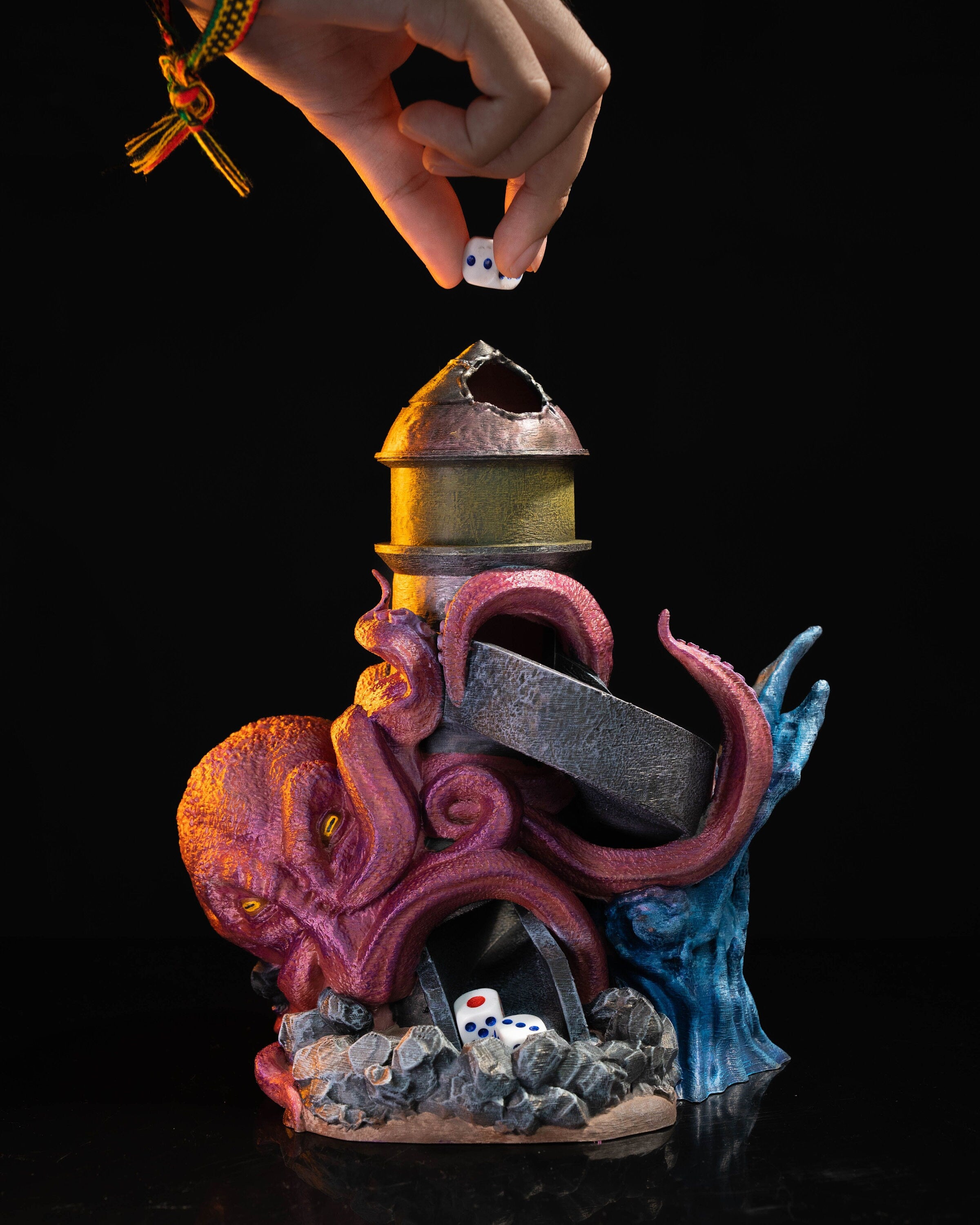 Kraken Dice Thrower Dice Tower