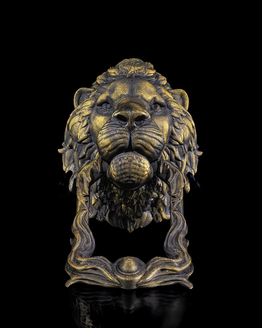 Might of the Lion Door Knocker
