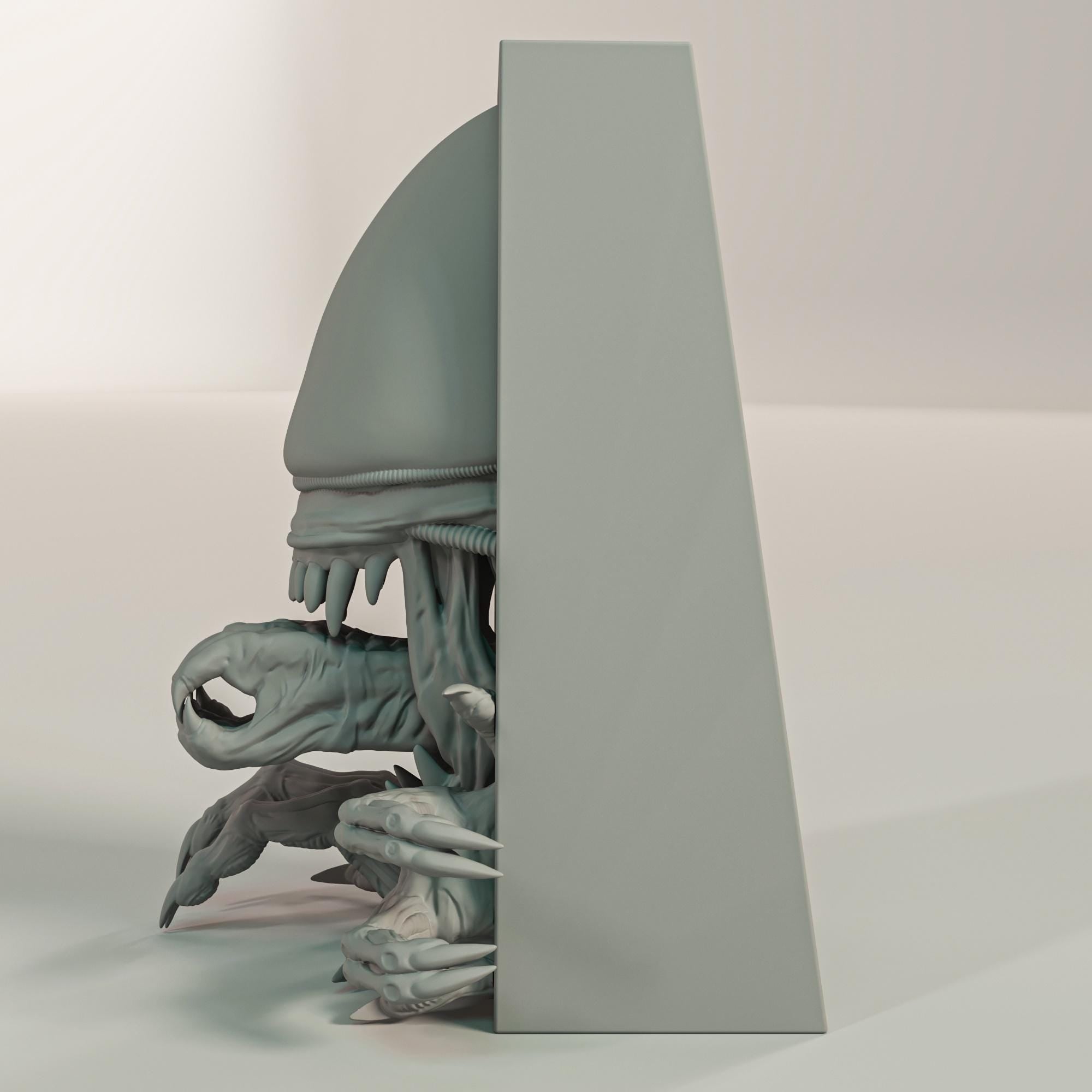 Xenomorph Book nook and Wall Mount