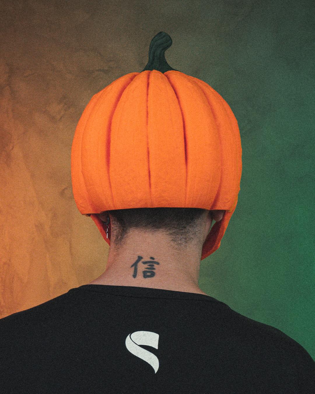 Pumpkin Head Halloween Mask