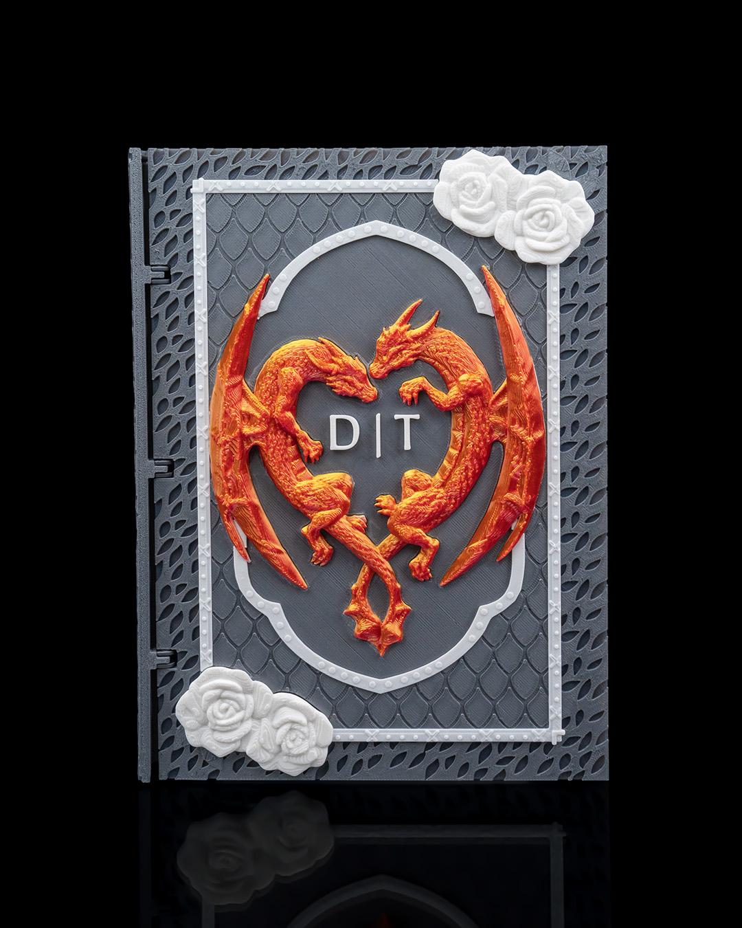 Draconic Love Custom Scrapbook