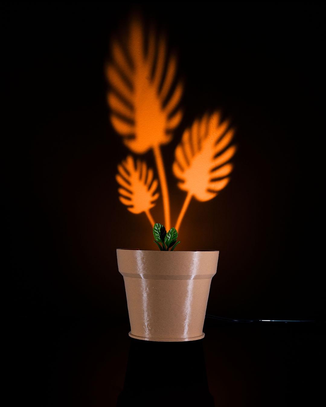 Monstera Vase Wall Light