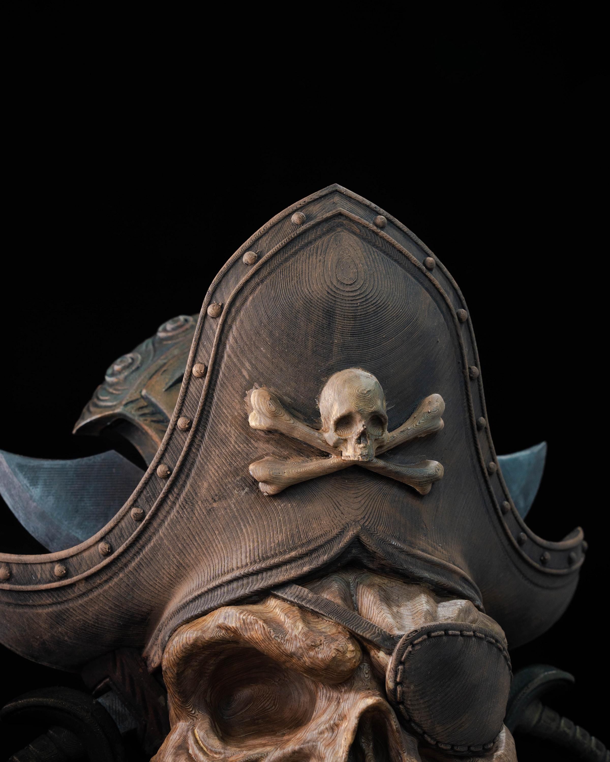 Pirate Skull Sigil Door Knocker