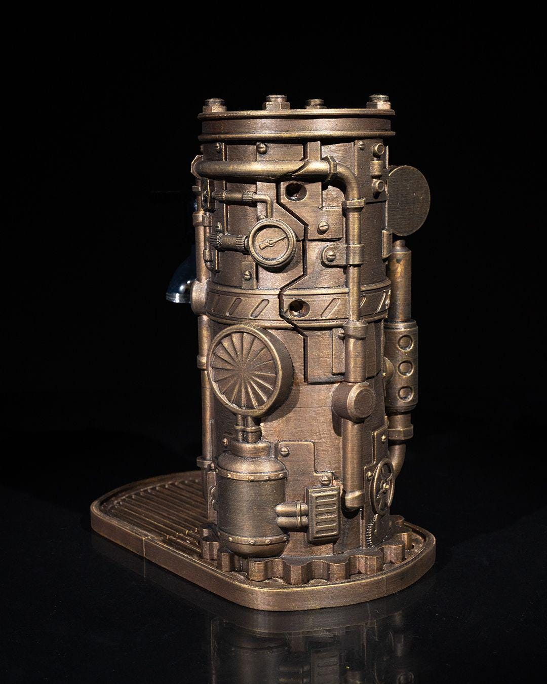 Steampunk Bottle Dispenser