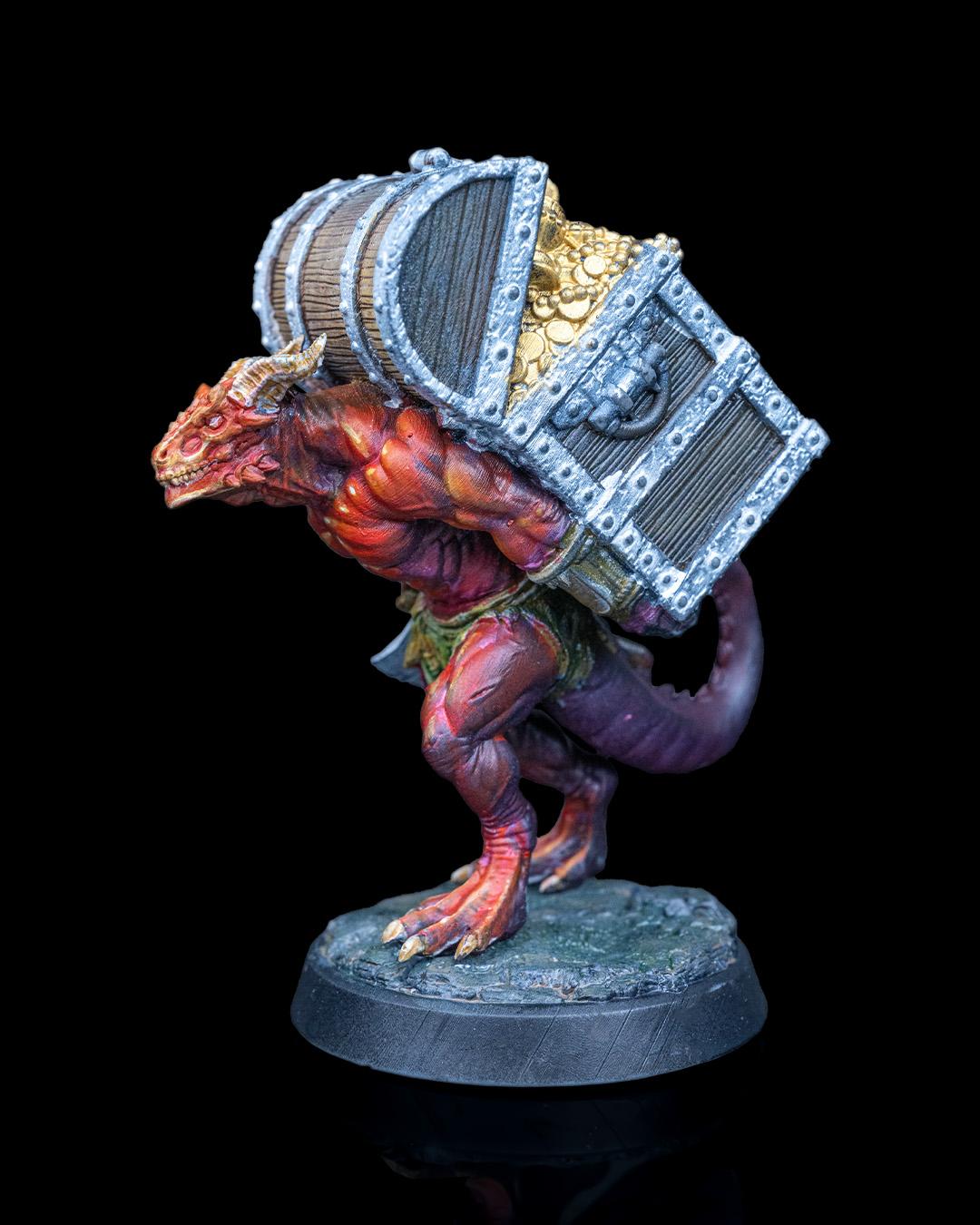 Dragon's Vault - Dragonfolk Carrier - Miniature