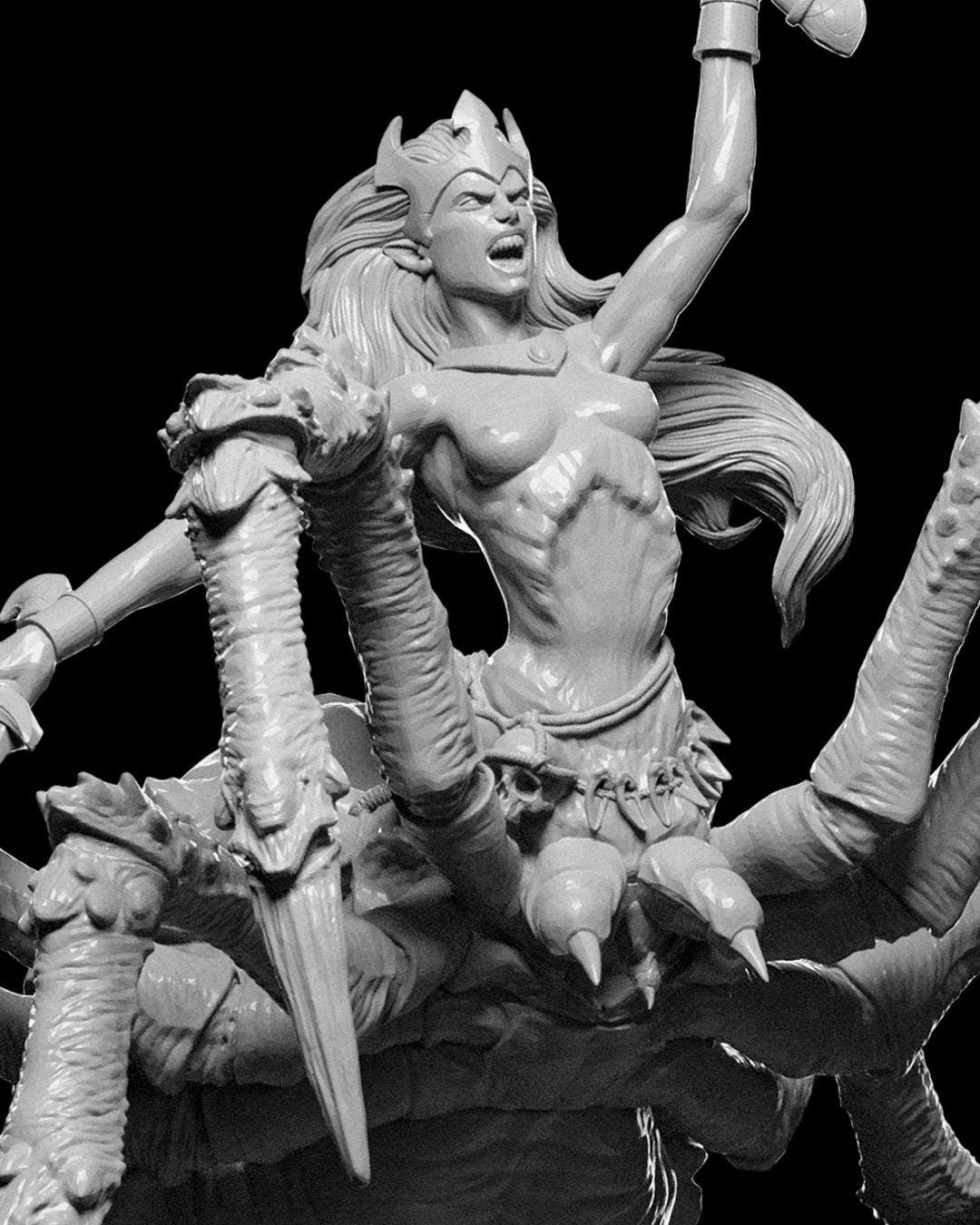 Nightblade - Drice Yelenna Drider - Miniature