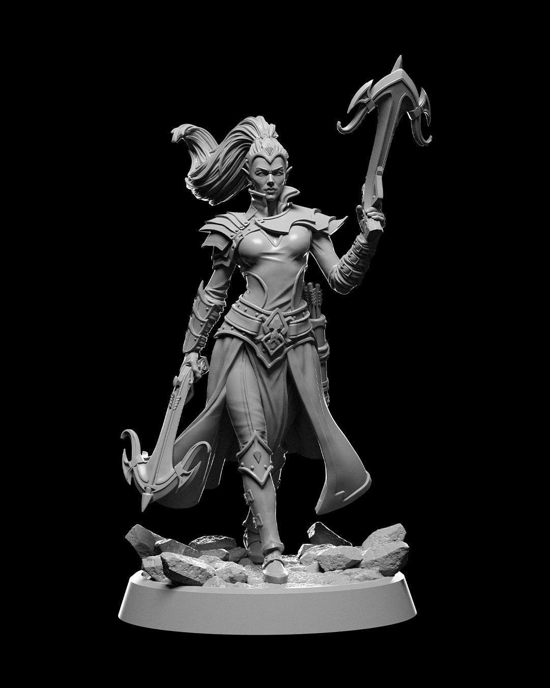 Nightblade - Livia Drow - Miniature