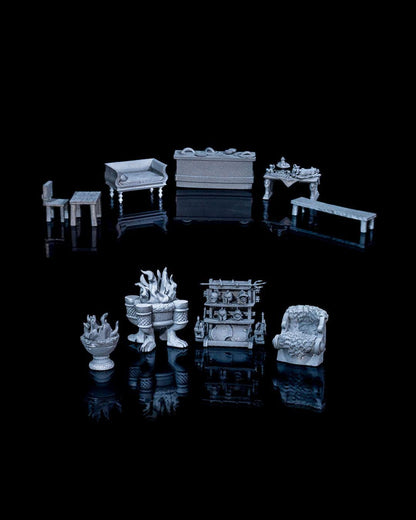 Demons of the Holy Abbey - Hellazar Props - Miniature