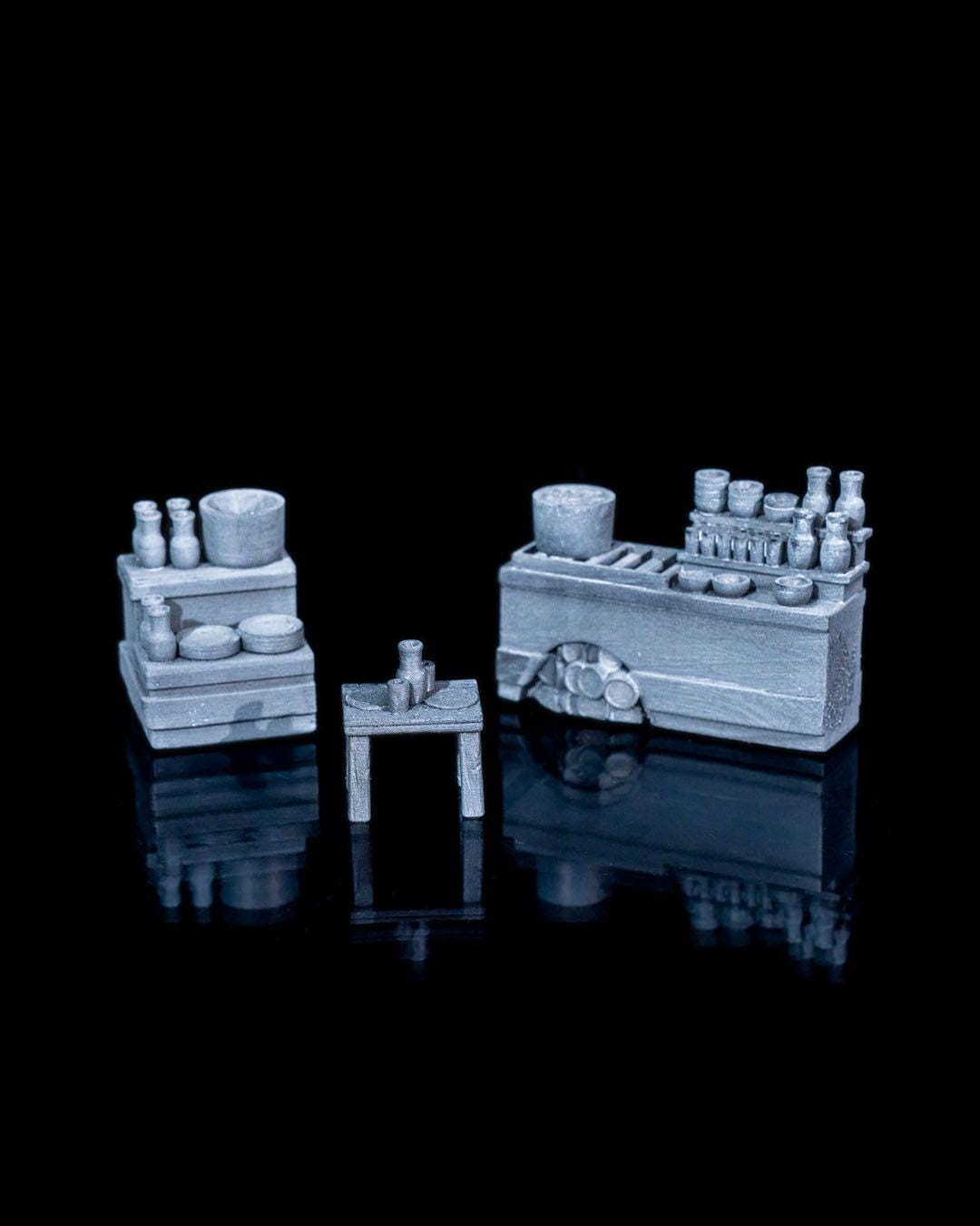 Demons of the Holy Abbey - Hellazar Props - Miniature