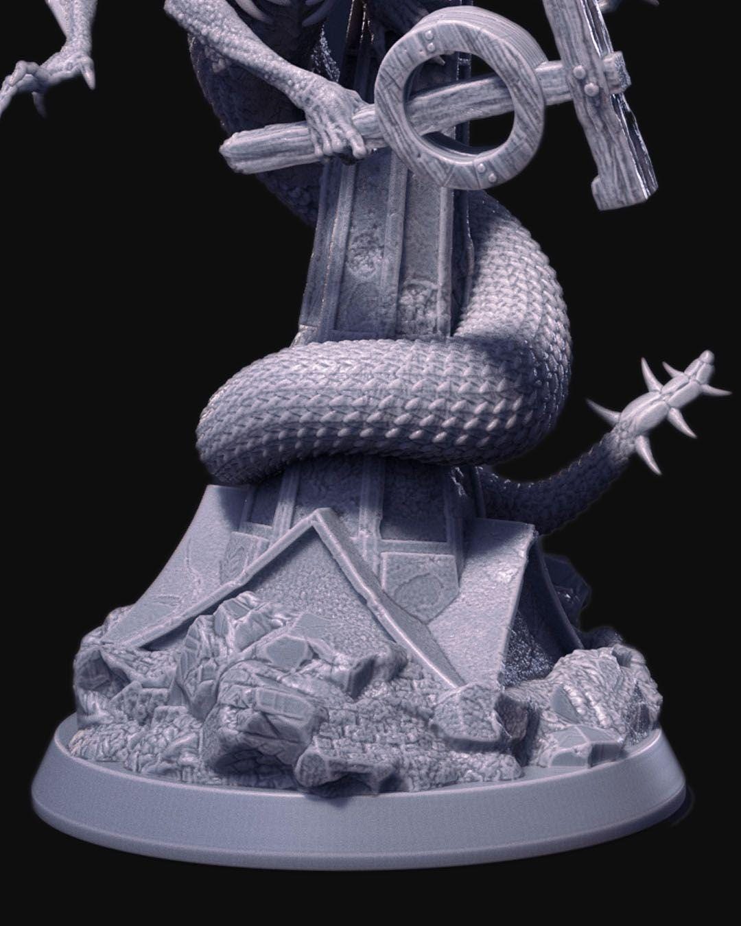 Demons of the Holy Abbey - Arzan, the Doom - Miniature