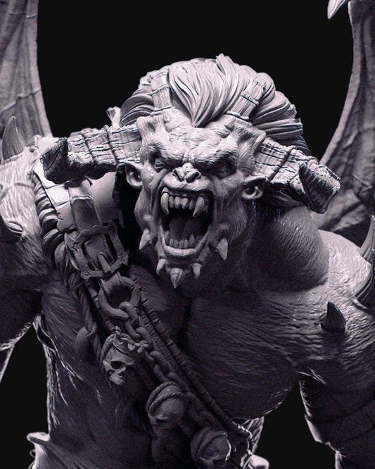 Demons of the Holy Abbey - Bazzoth, General of Hellazar - Miniature