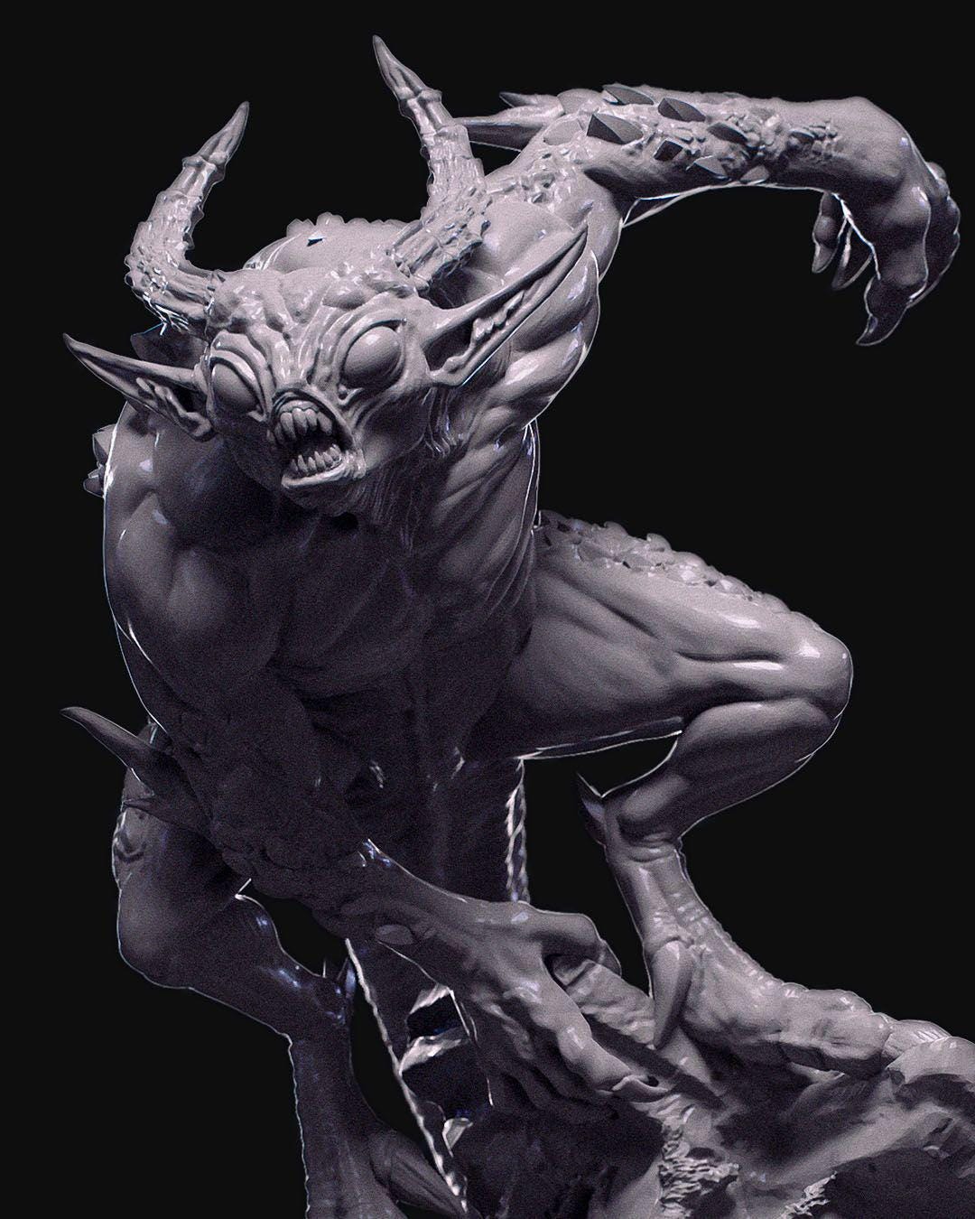 Demons of the Holy Abbey - Demon Minion - Miniature