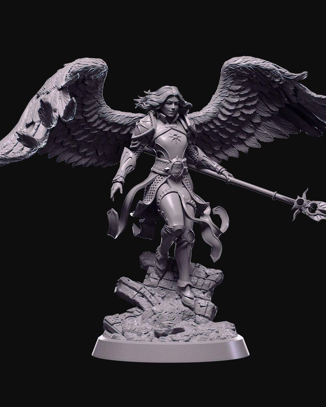 Demons of the Holy Abbey - Dianna, the Lightbringer - Miniature