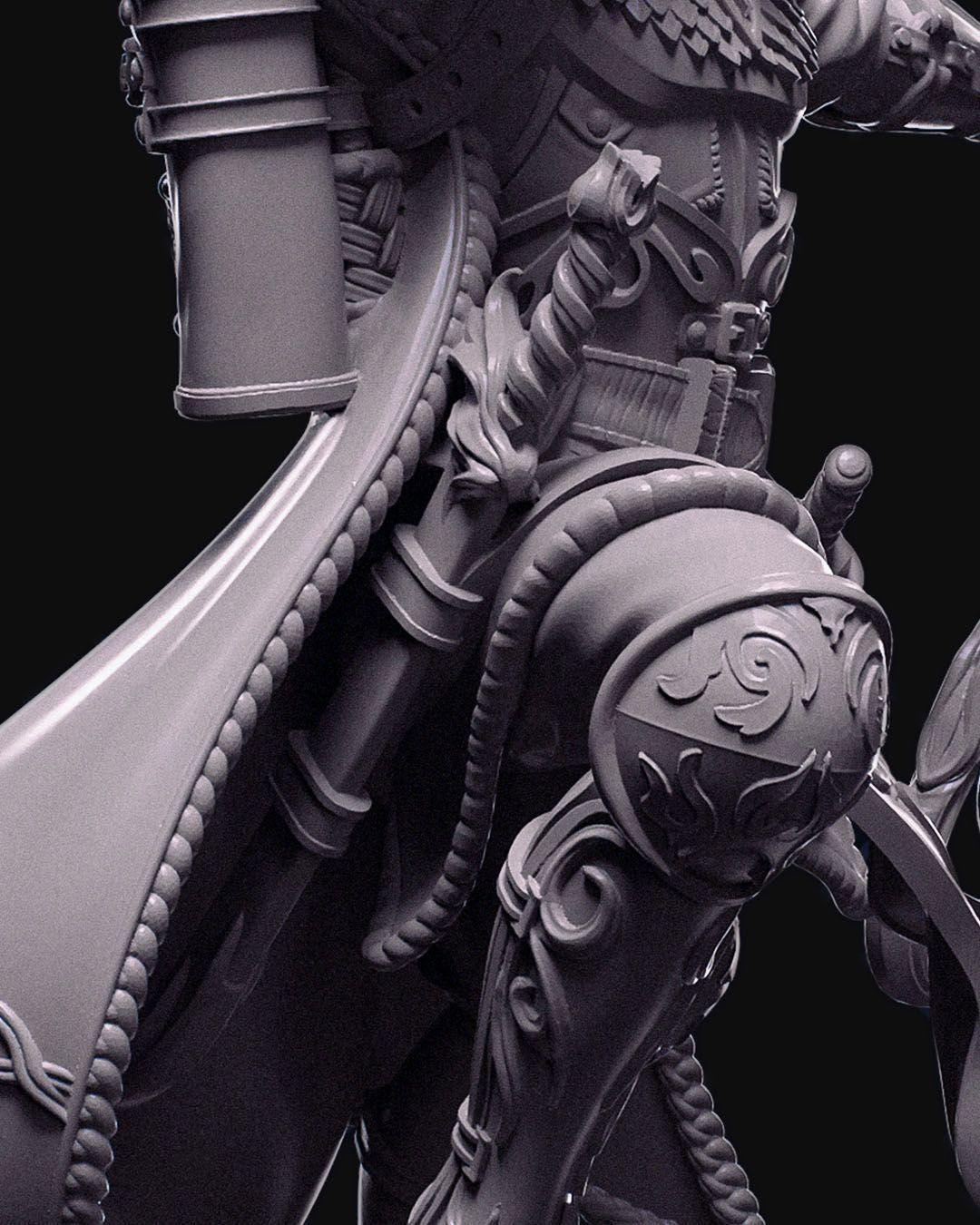 Demons of the Holy Abbey - Elduin Alaren - Miniature