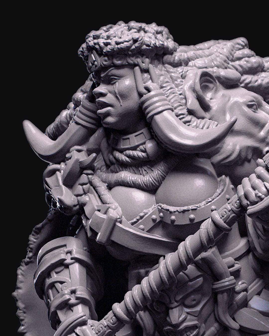 Demons of the Holy Abbey - Ghes Stonefist - Miniature