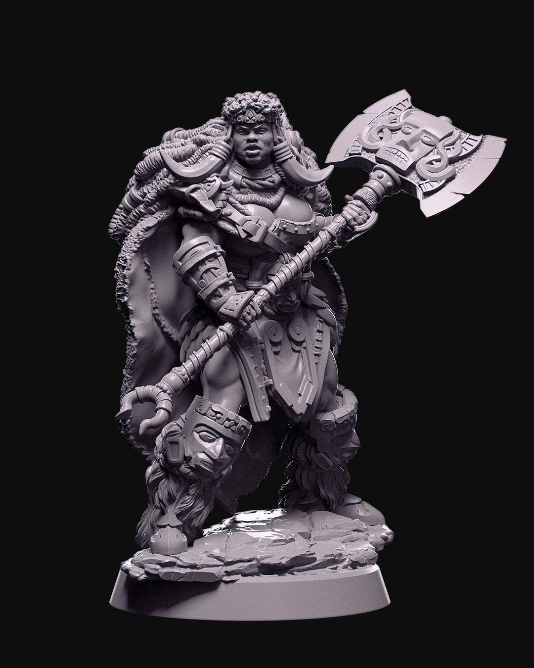 Demons of the Holy Abbey - Ghes Stonefist - Miniature