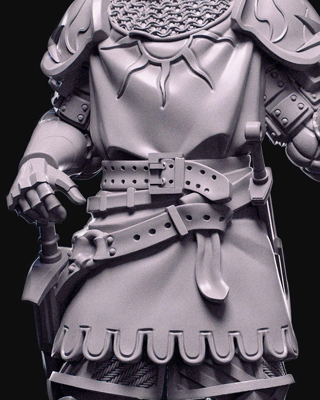 Demons of the Holy Abbey - Goldenkeep Guard Set of 2 - Miniature
