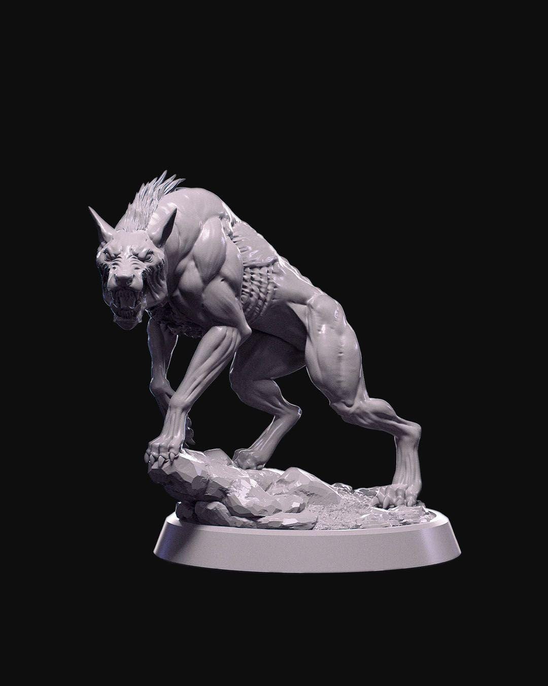 Demons of the Holy Abbey - Hellhound - Miniature