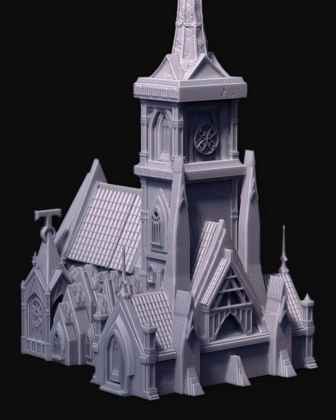 Demons of the Holy Abbey - Holy Sun Abbey - Miniature