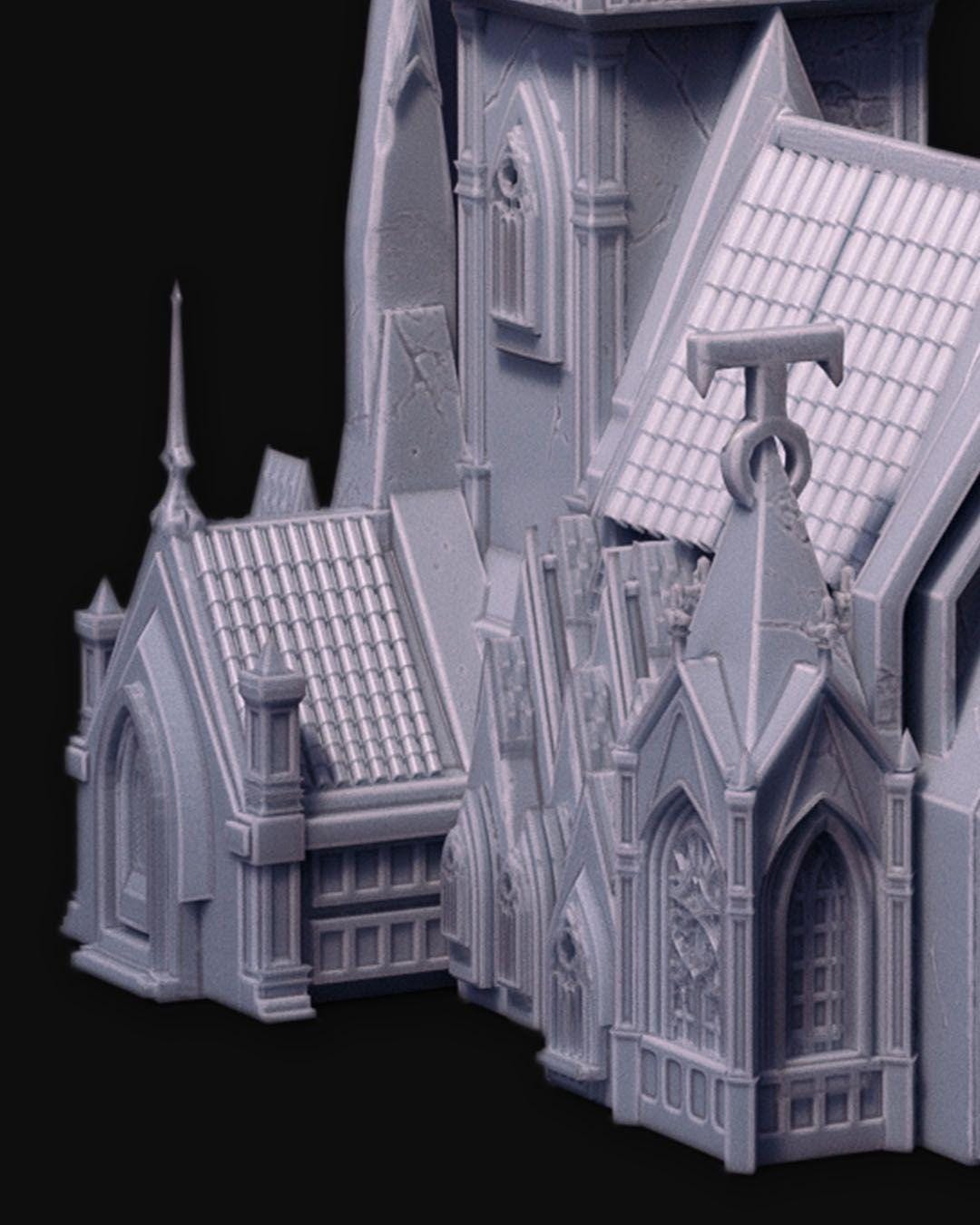 Demons of the Holy Abbey - Holy Sun Abbey - Miniature