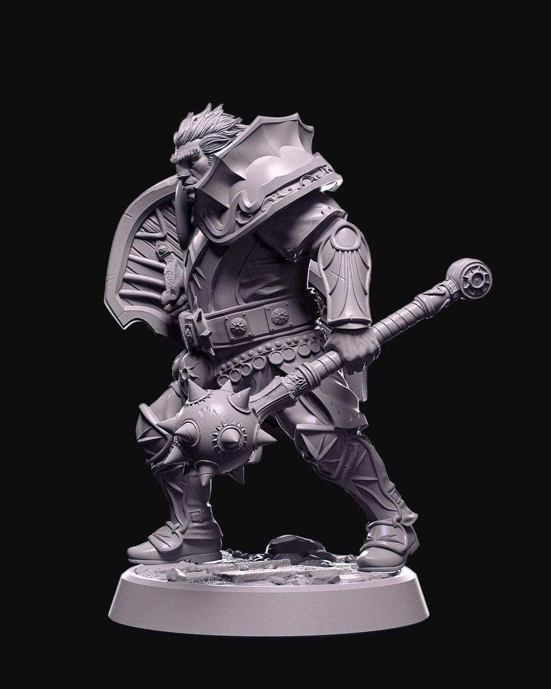 Demons of the Holy Abbey - Oloven Sunpride - Miniature