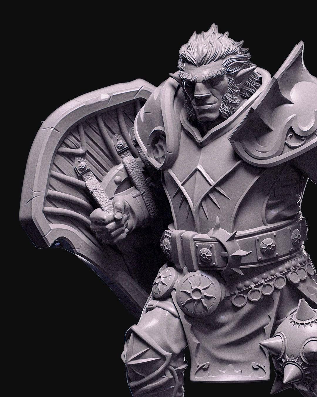 Demons of the Holy Abbey - Oloven Sunpride - Miniature