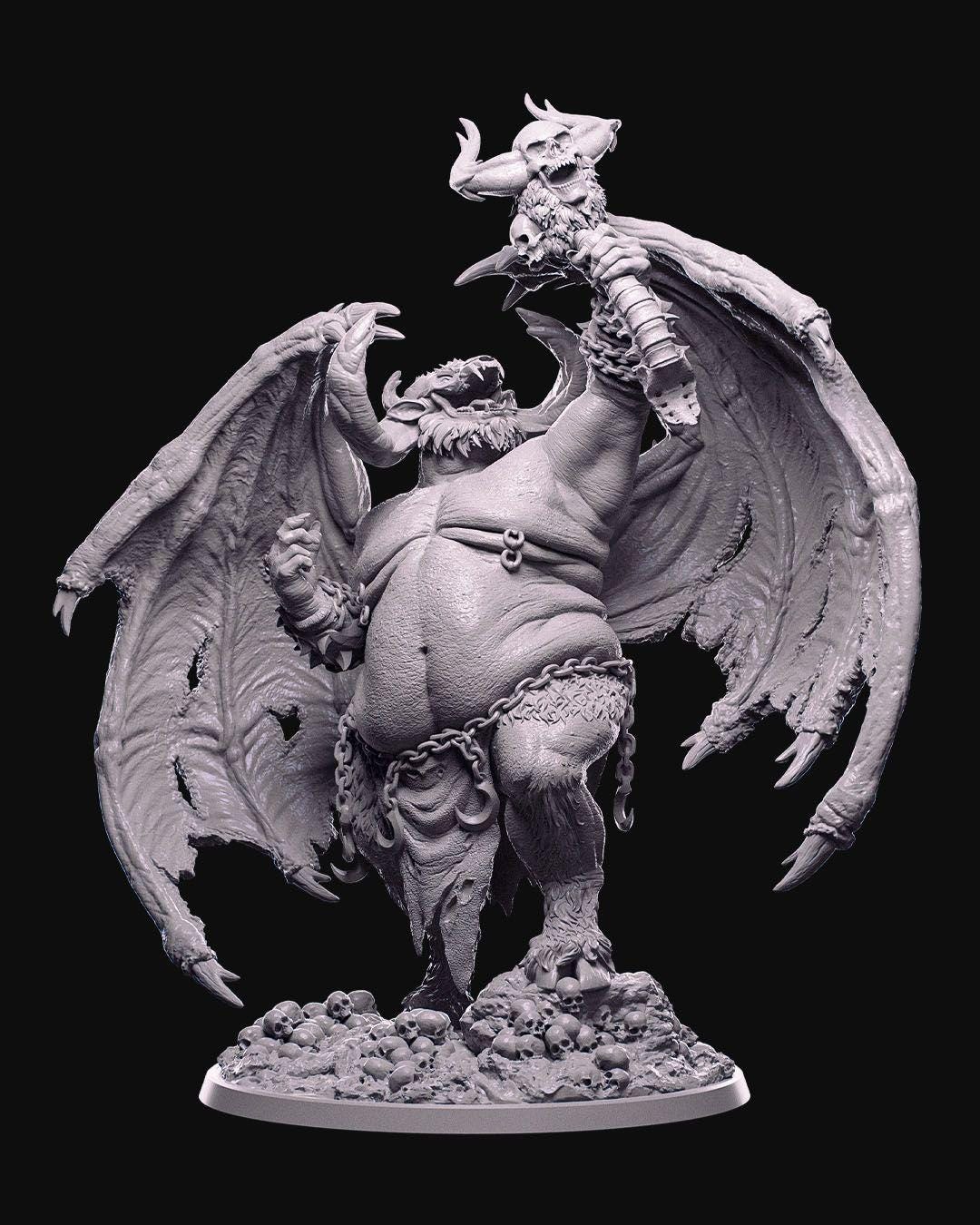 Demons of the Holy Abbey - Orcus, The Lord Of Bones - Miniature