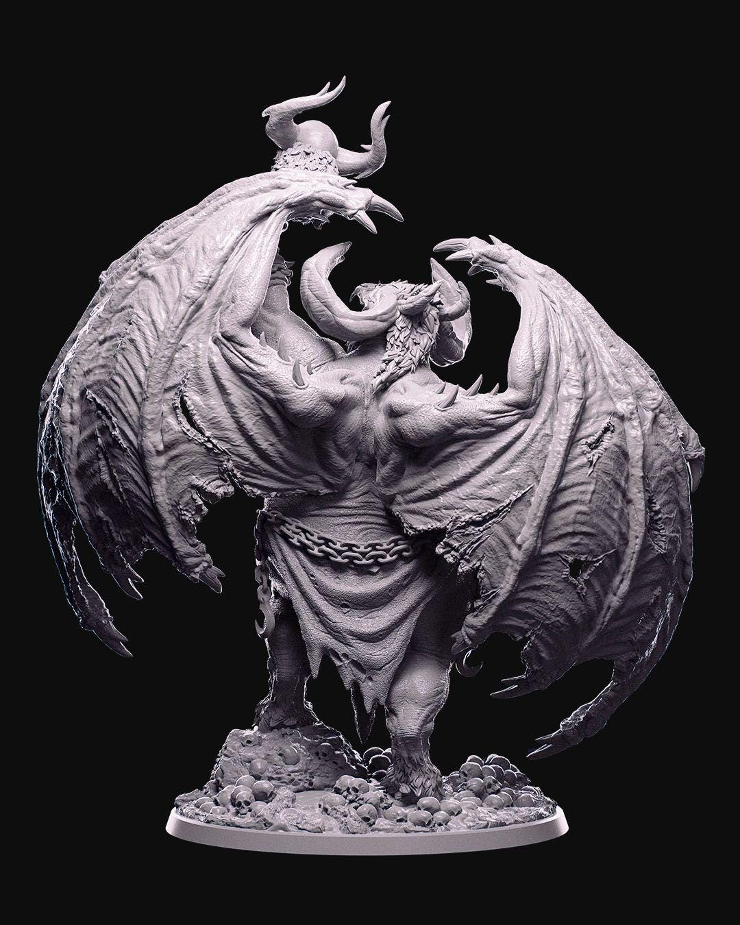 Demons of the Holy Abbey - Orcus, The Lord Of Bones - Miniature