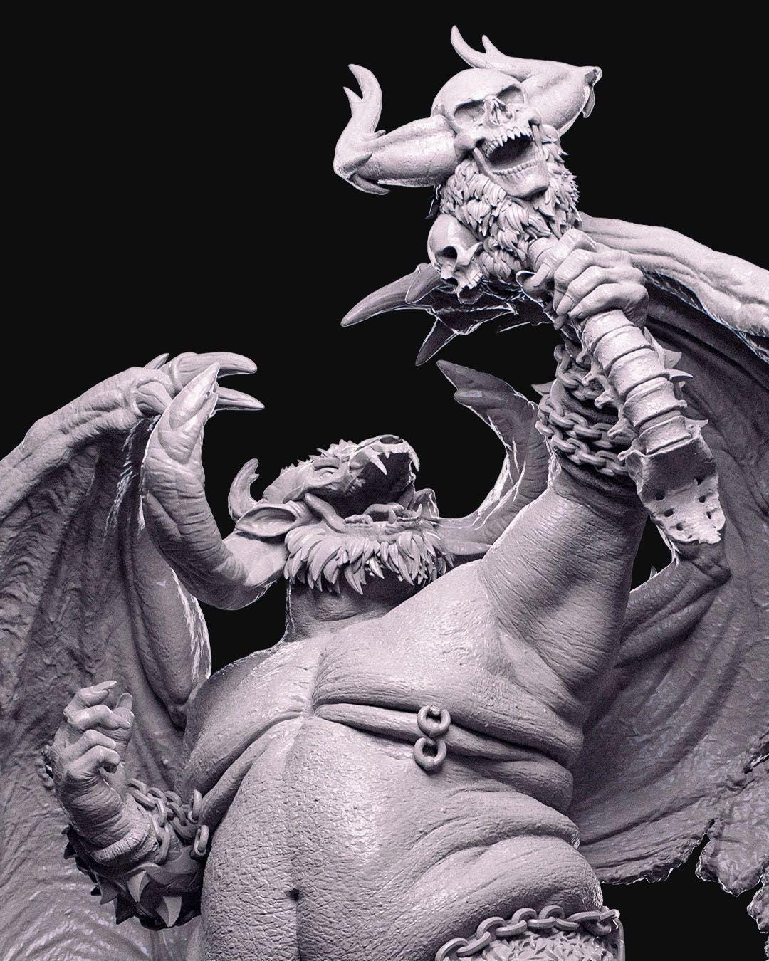 Demons of the Holy Abbey - Orcus, The Lord Of Bones - Miniature