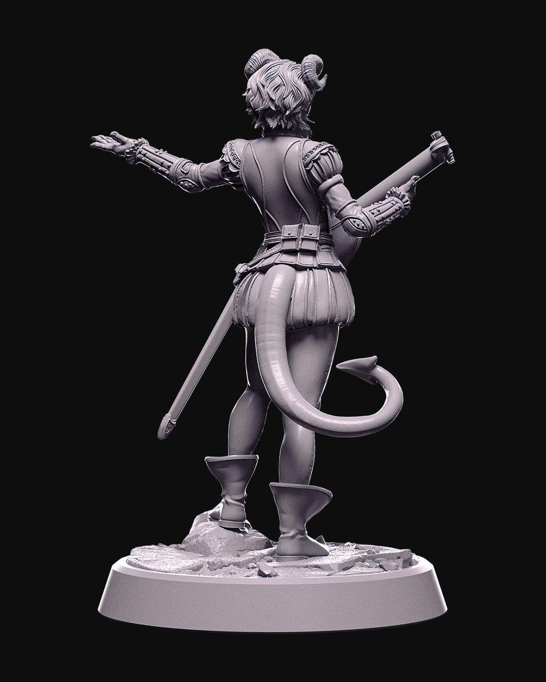 Demons of the Holy Abbey - Sigrid Yalve - Miniature