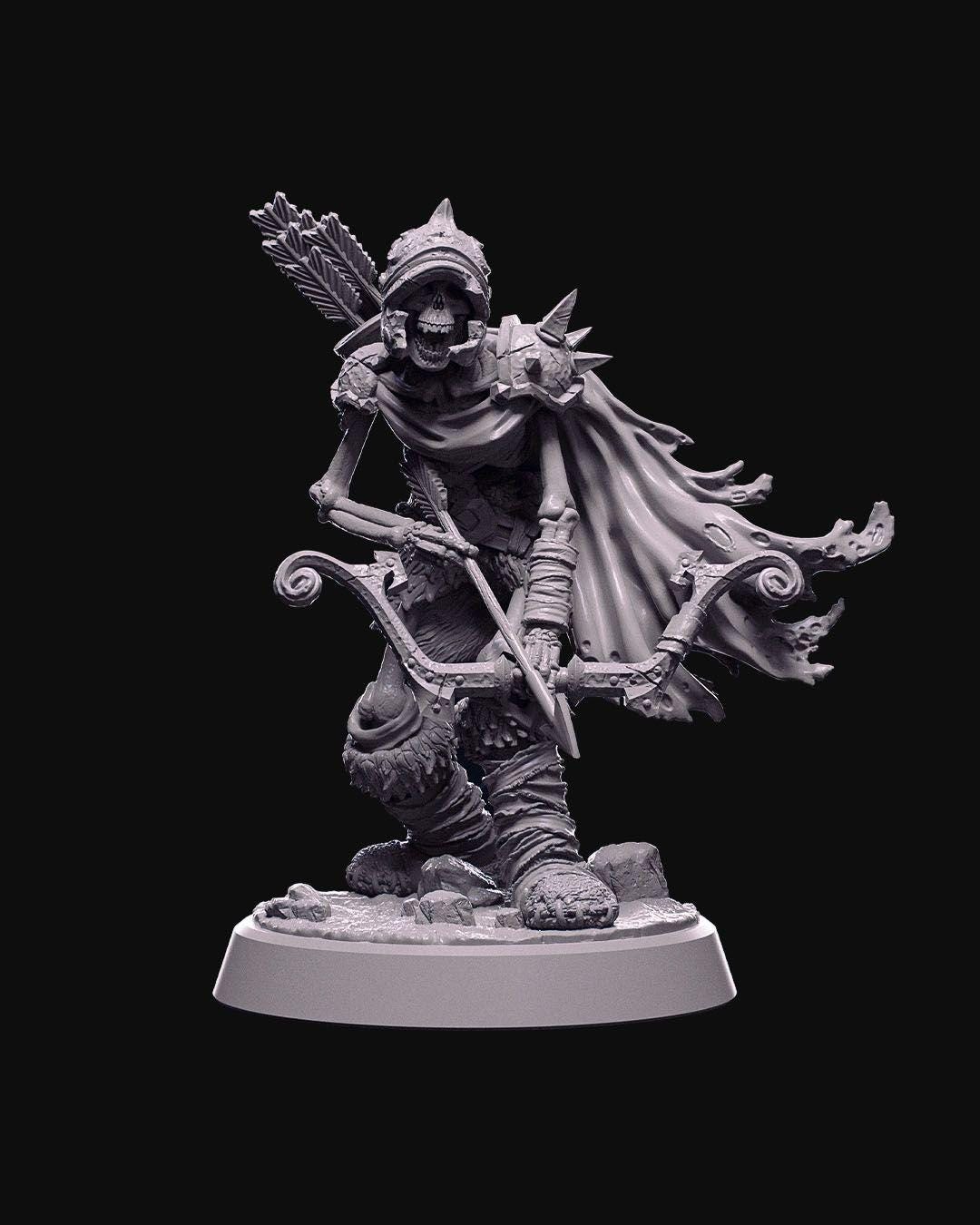 Demons of the Holy Abbey - Skeleton Archer - Miniature