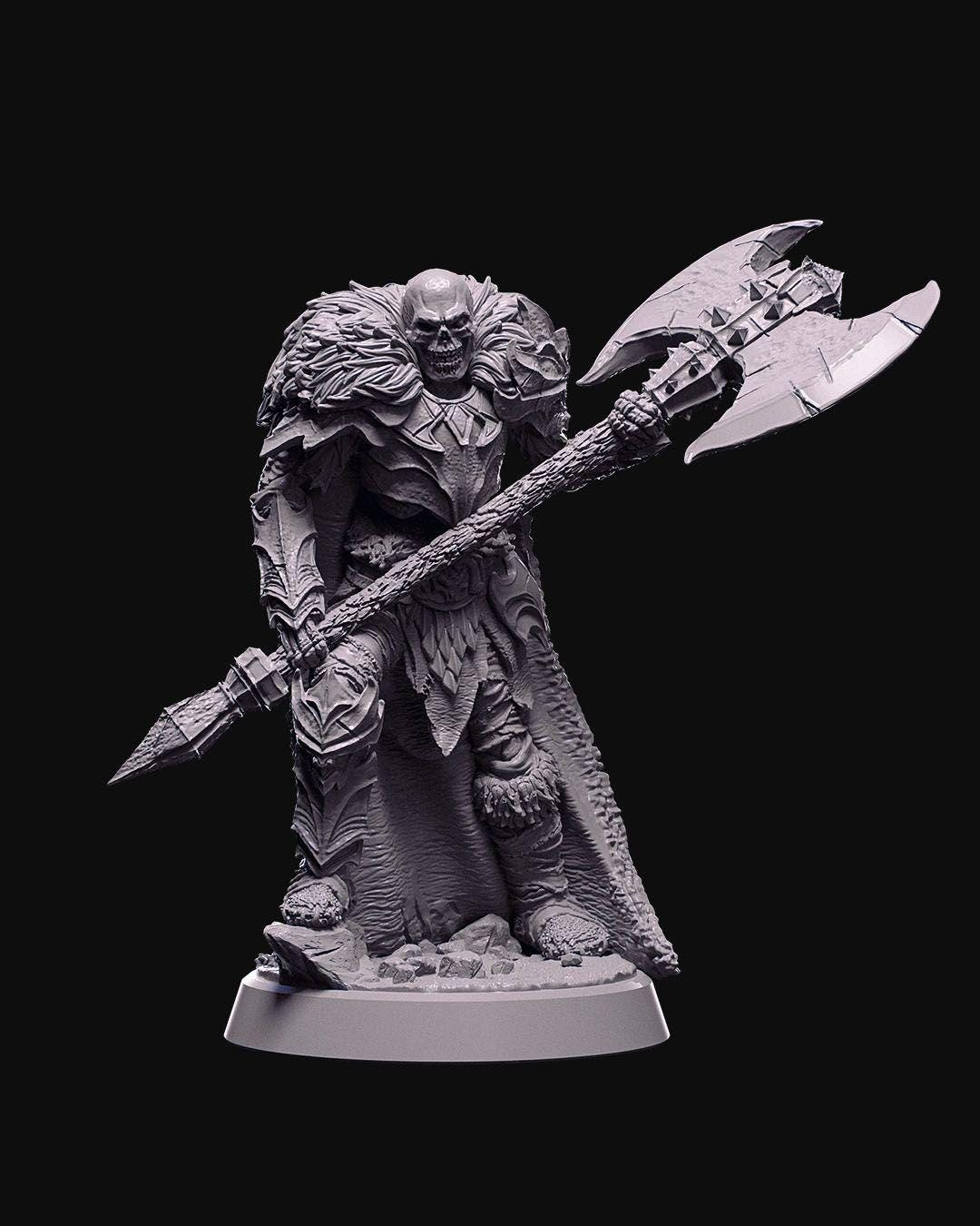Demons of the Holy Abbey - Skeleton Commander - Miniature
