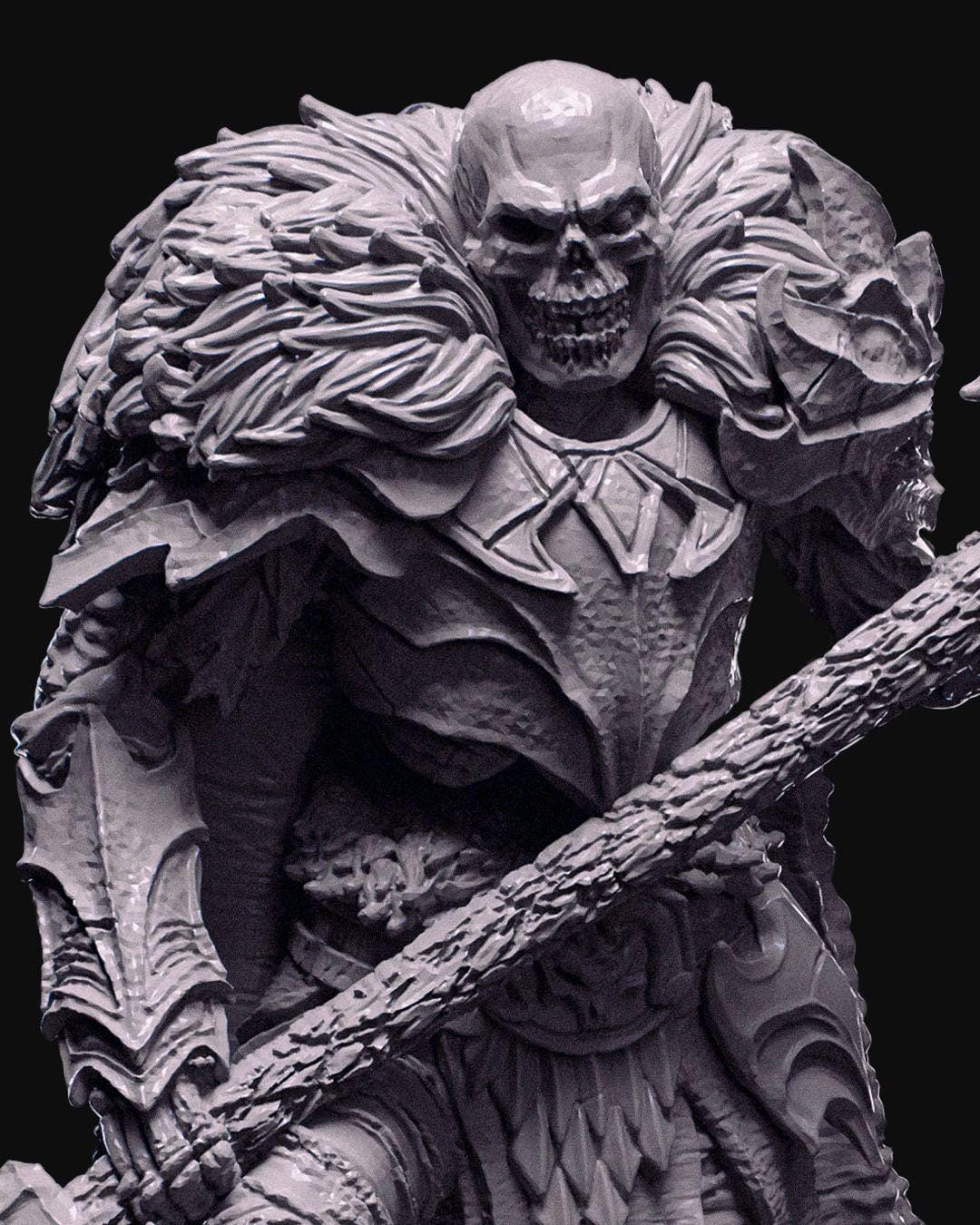 Demons of the Holy Abbey - Skeleton Commander - Miniature