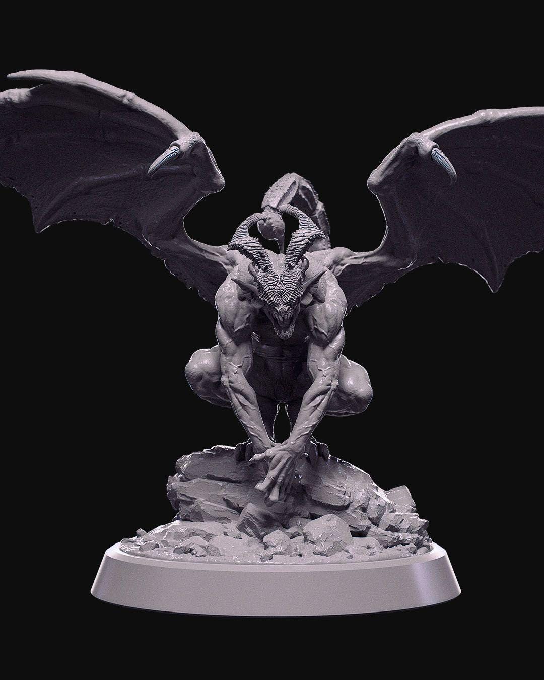 Demons of the Holy Abbey - Winged Demon - Miniature