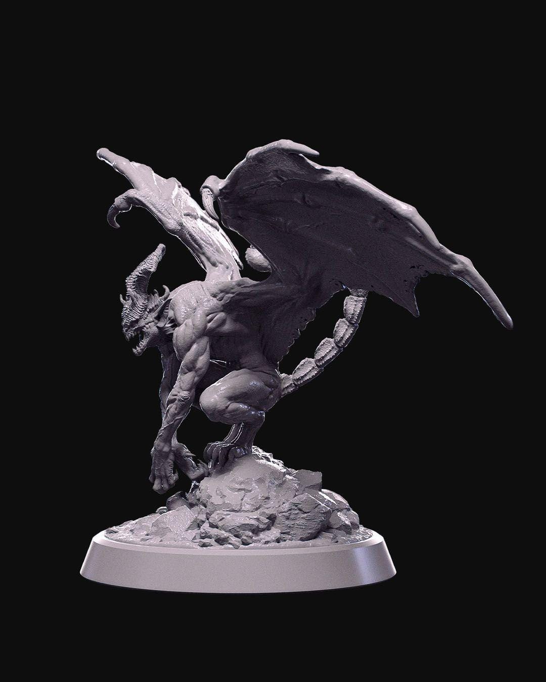 Demons of the Holy Abbey - Winged Demon - Miniature