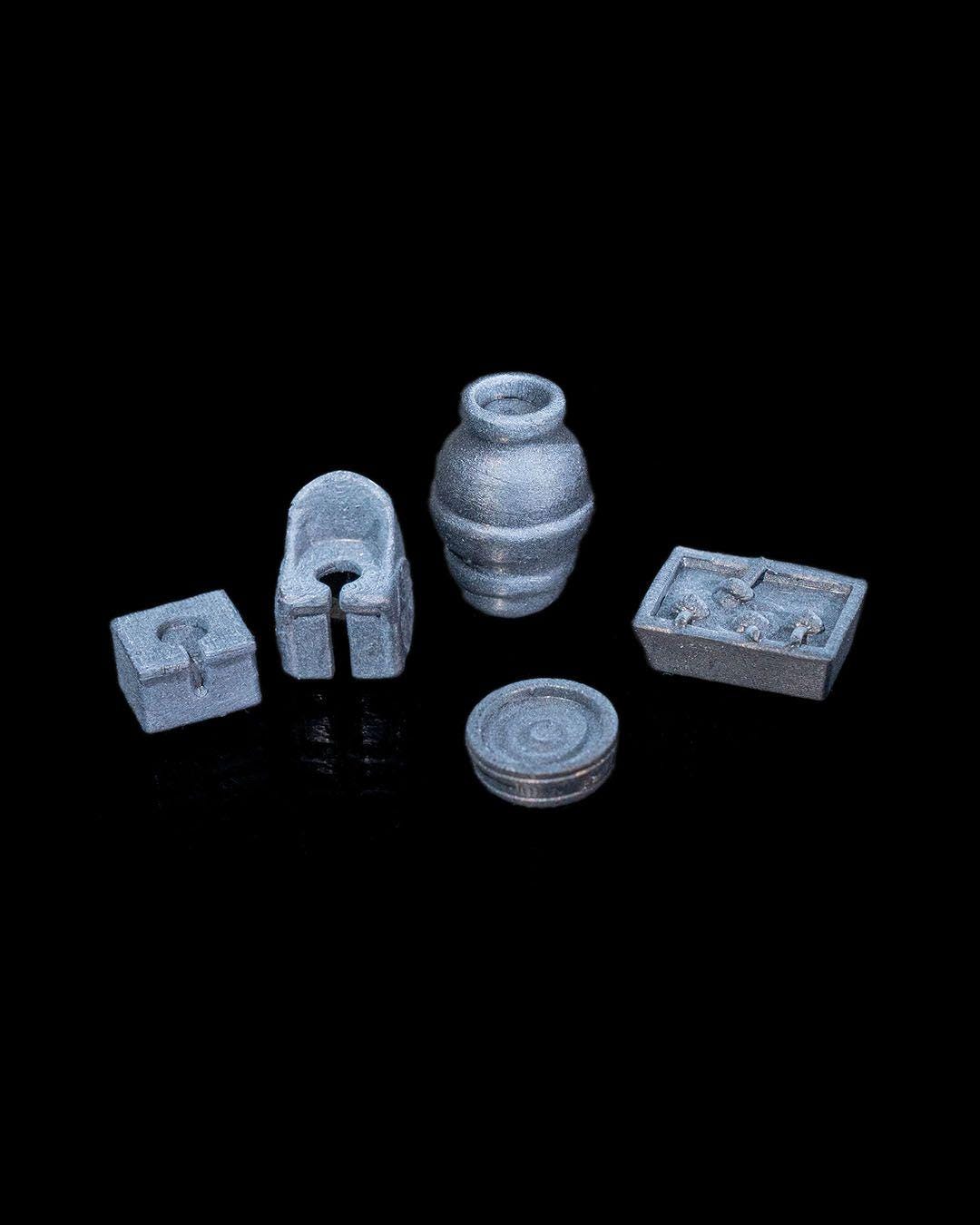 Demons of the Holy Abbey - Hellazar Props - Miniature