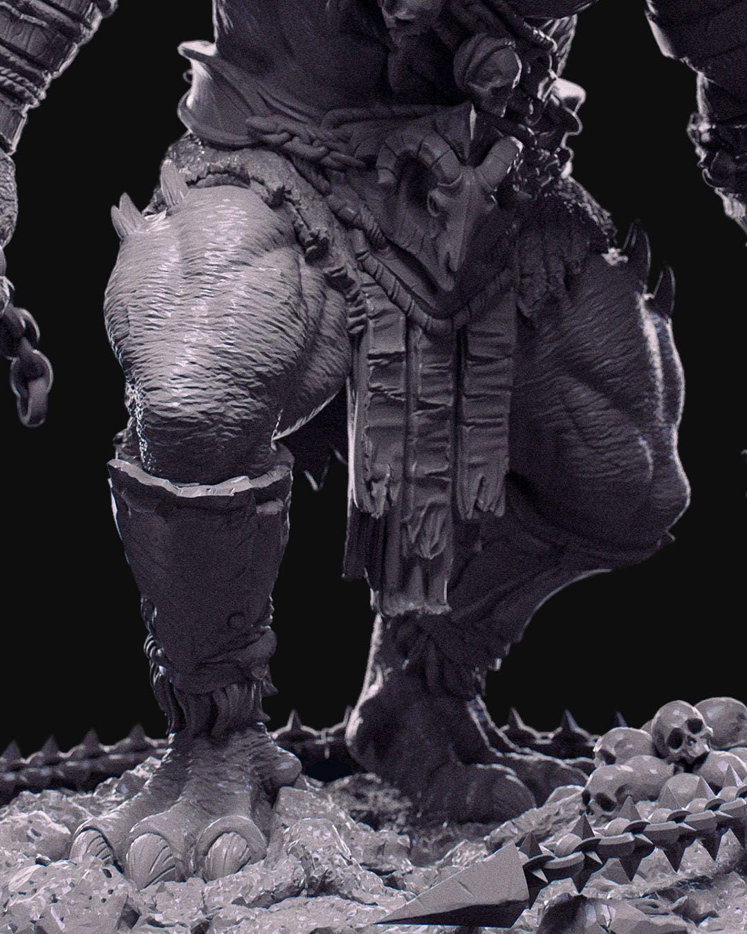 Demons of the Holy Abbey - Bazzoth, General of Hellazar - Miniature