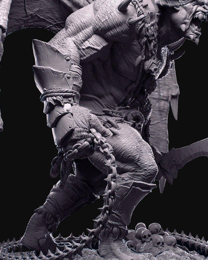 Demons of the Holy Abbey - Bazzoth, General of Hellazar - Miniature